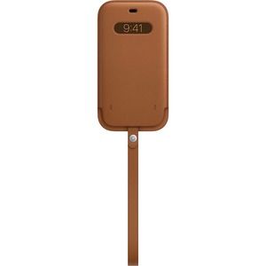 Apple iPhone 12 Pro Max Leather Sleeve with MagSafe - Saddle Brown